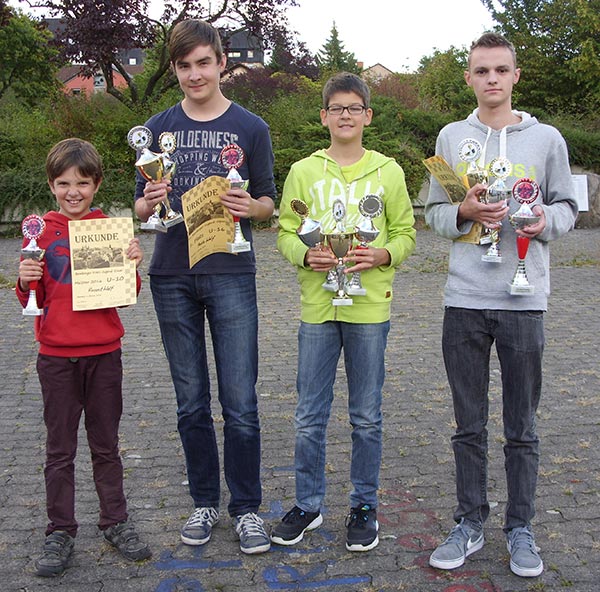 Die Bamberger Sieger des Bamberger Jugendopens